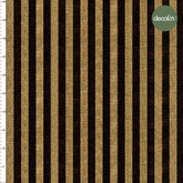 Keten Efektli Çizgi Desenli Dijital Baskılı Kumaş